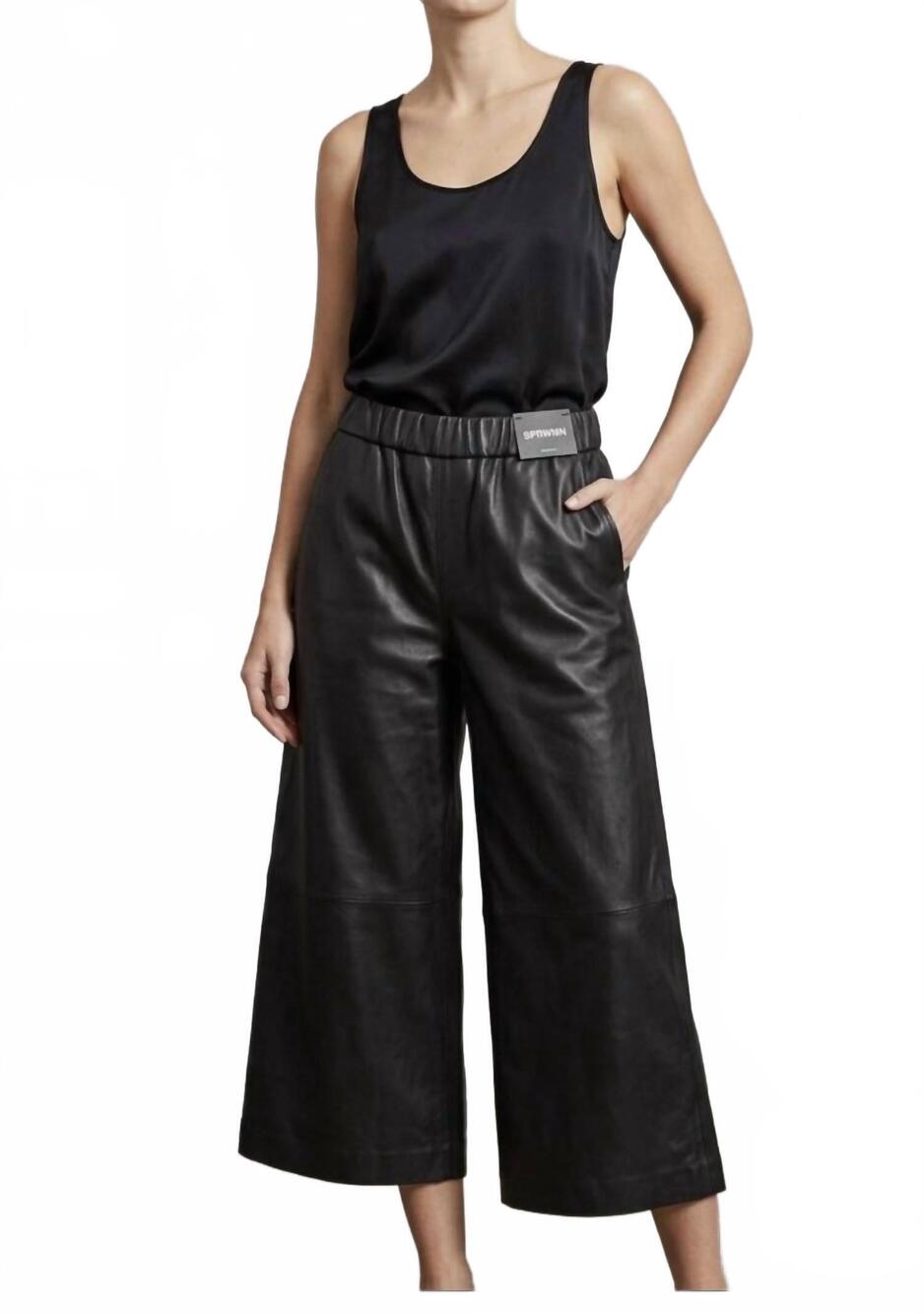 NEW SPRWMN culotte pants in black